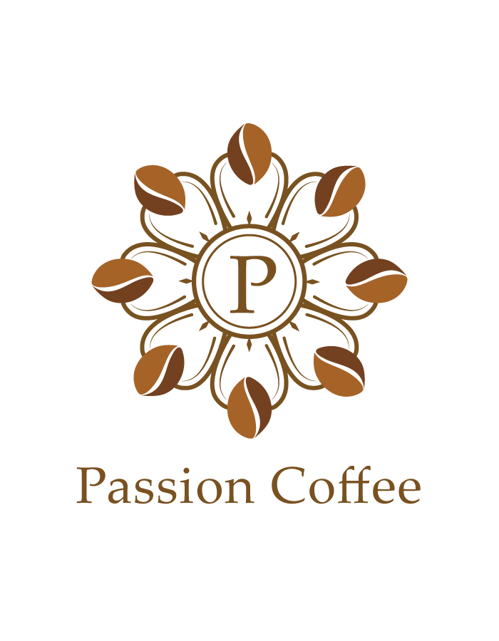 passion coffee logo design